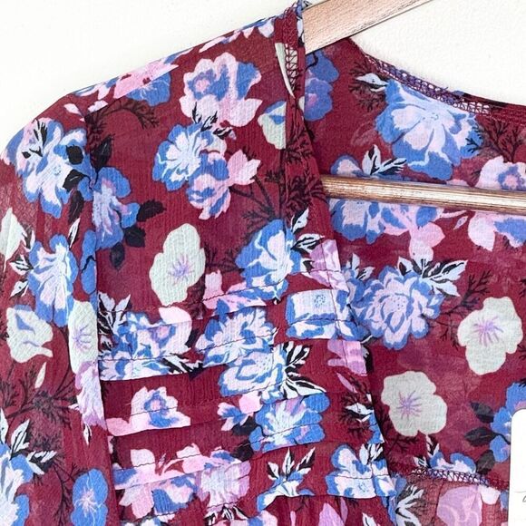 Free People Maybel Floral Blouse NWT - Women’s US L - Picture 3 of 12